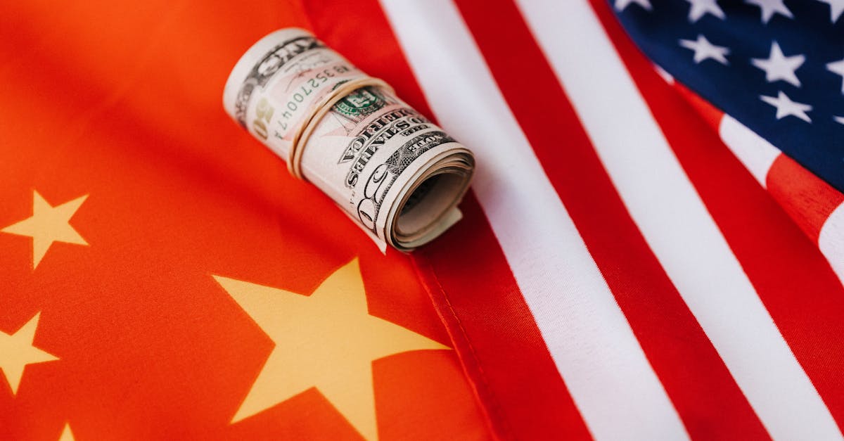 Représentation visuelle du sommet entre les États-Unis et la Chine